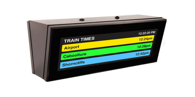 outdoor lcd screen - passenger information display