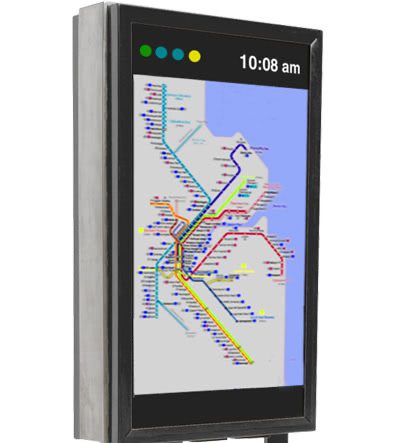 Digital Signage Displays - Transport Kiosk