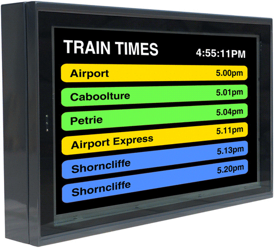 Metrospec X-Series digital information display