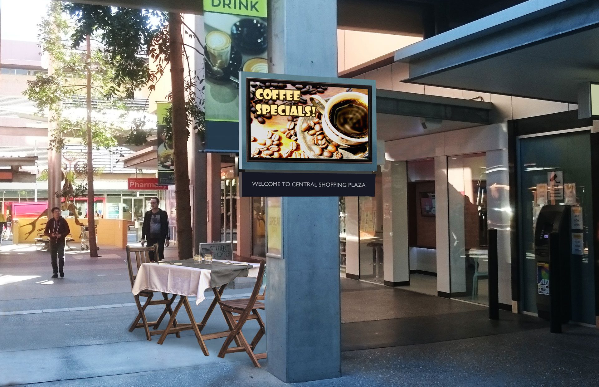 LCD outdoor display - H-Series advertising digital signage - MetroSpec