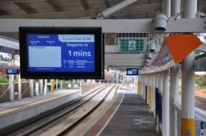 Digital Display at Train Station