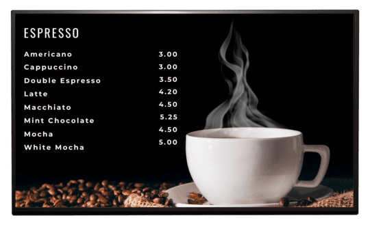 AUO FHD Commercial Display Image