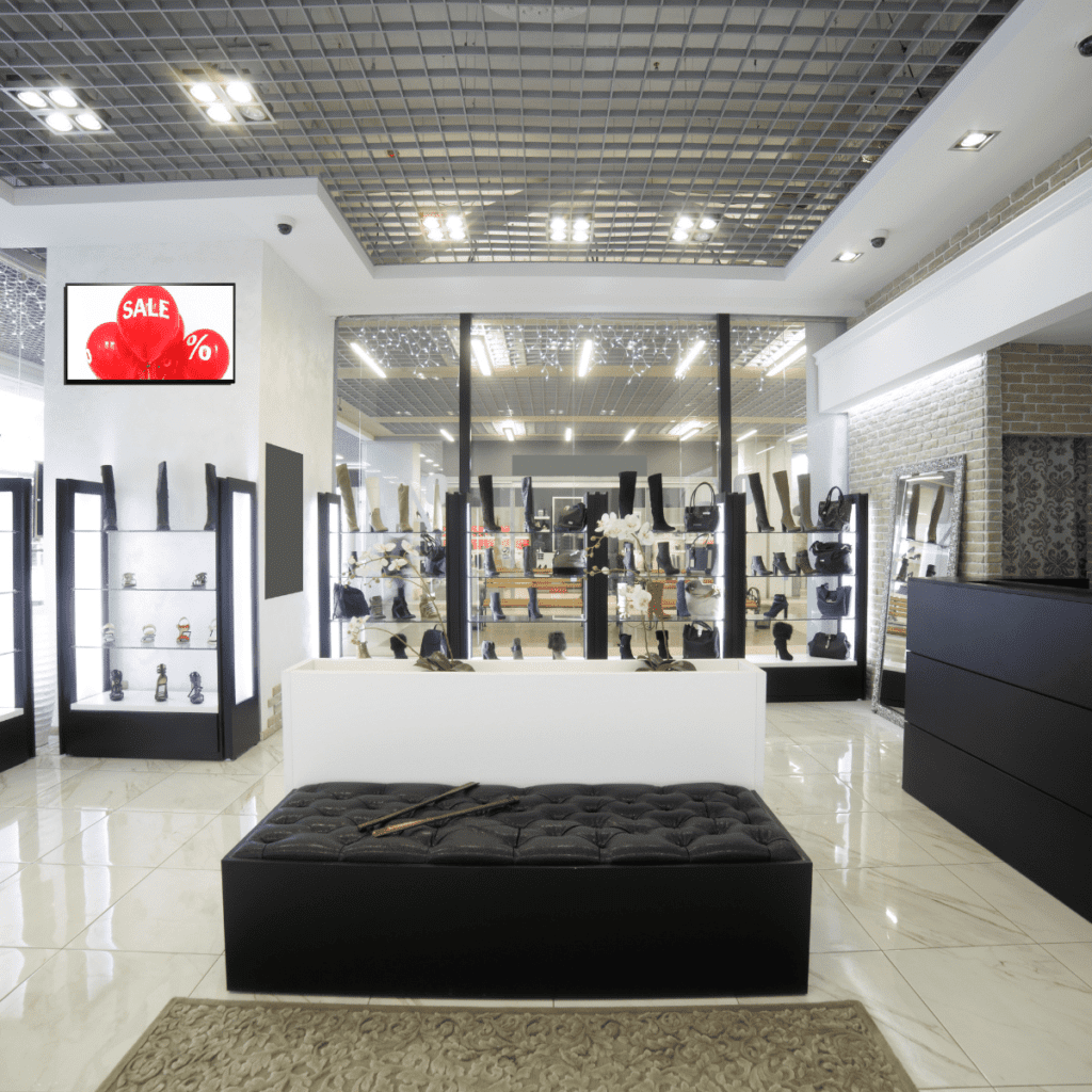 AUO FHD Commercial Display in Store