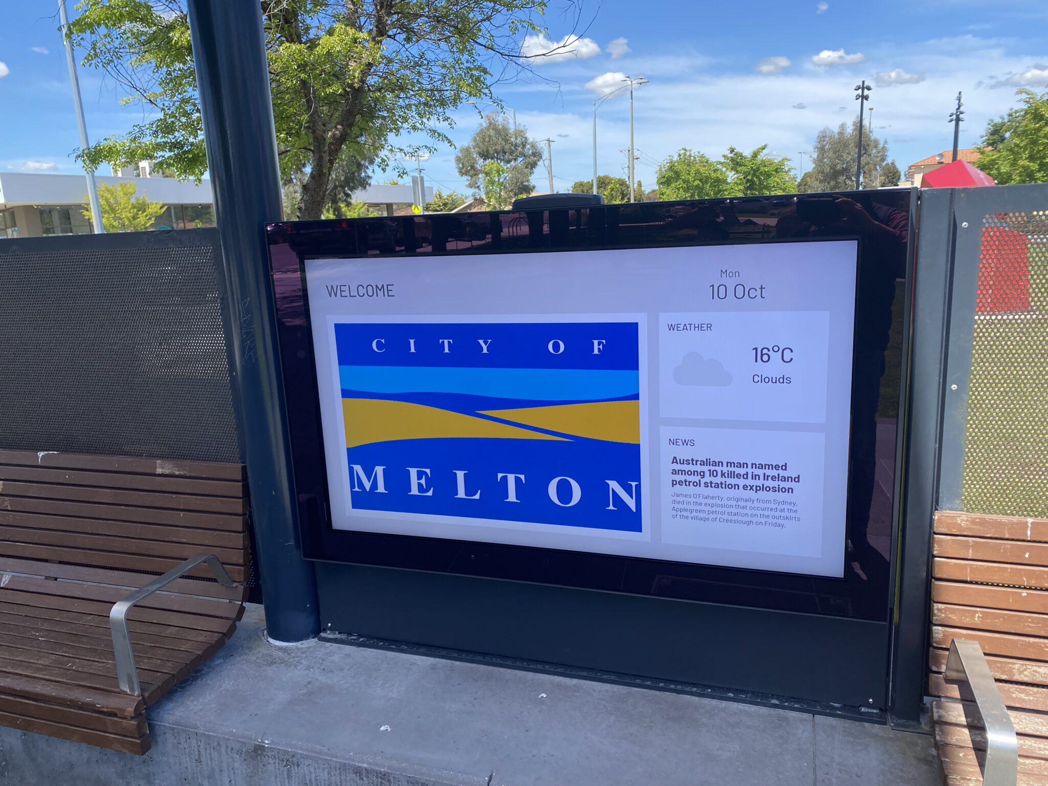 Melton City Council Outdoor LCD Display