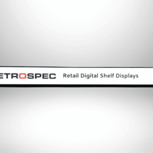 This is an image of a Metrospec Retail Shelf Display advertising the Metrospec brand.