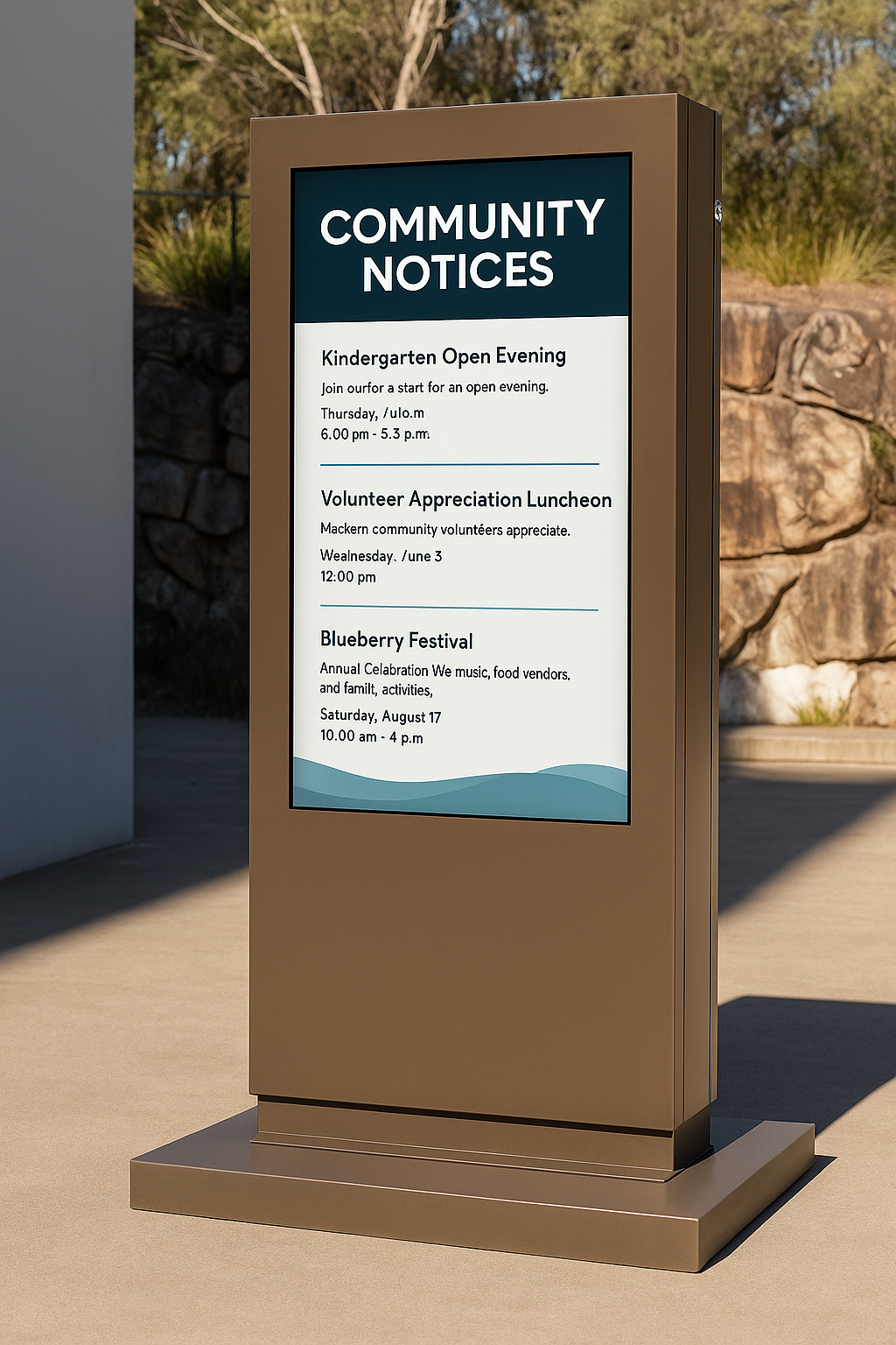 Rockhampton Bronze Digital Display Image